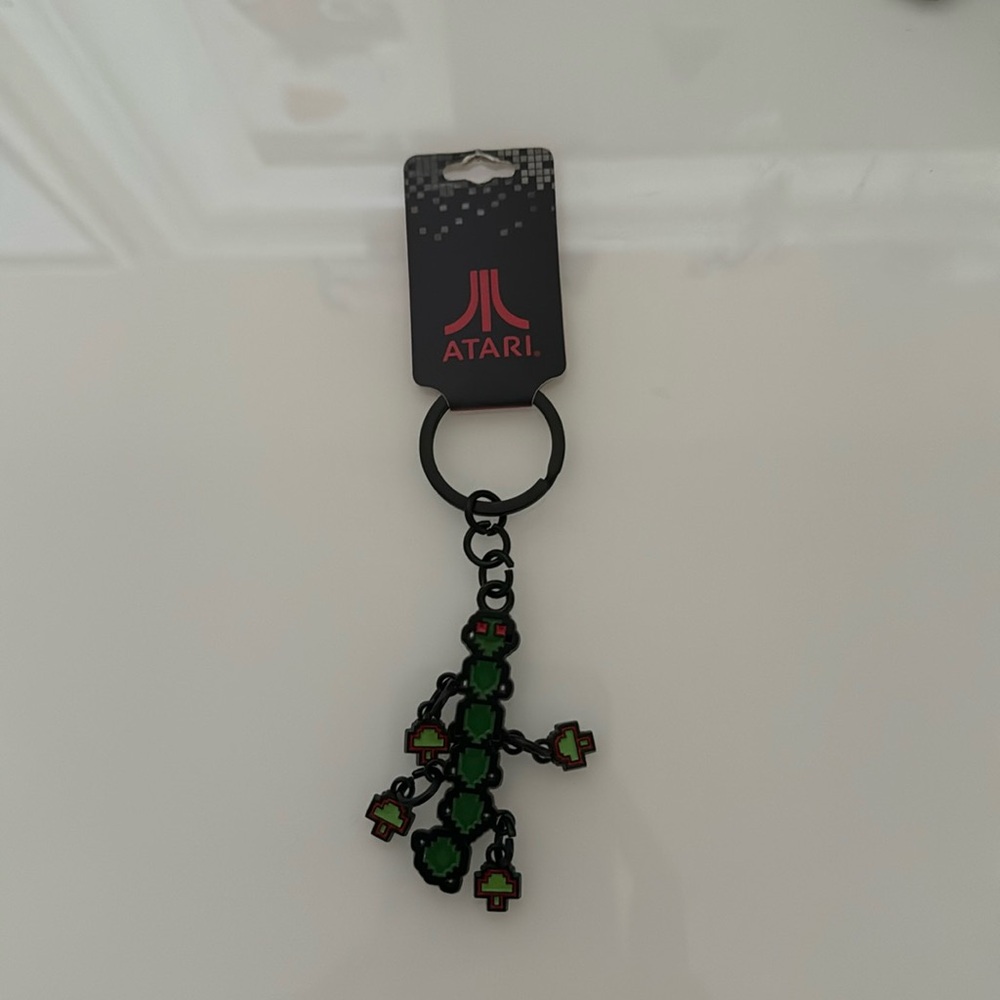 Atari Centipede keychain